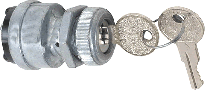 2 Terminal Off-On Key Switch 10A @ 12 Volt