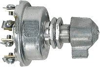 Rotary Head Light Switch,20A Per Circuit at 12V DC.
