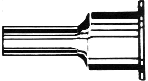 Lower Ferrule for 7/8-18 Nut .243 / .250 Speedomerer Casing.