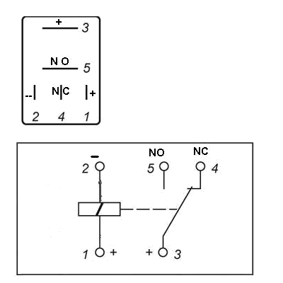 30 Amp Mini Relay NC & NO Circuits 