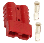 SB50 Anderson Quick Disconnect Connectors 50 amp Red 24 Volt.
