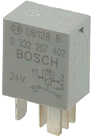 Bosch 10 Amp Mini Relay 20/10 amp.