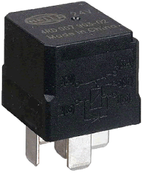 Hella 007903021 24 Volt Hella 20 Amp SPDT Relay with Diode