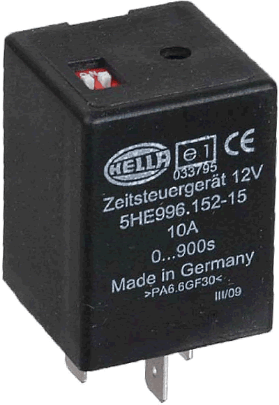 Hella Time Delay on Operate Relay - 12V DC