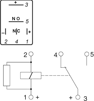 30 Amp Mini Relay NC & NO Circuits 