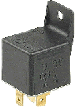 Bosch 24 Volt Relay Continuous Duty - Dual Contact. 