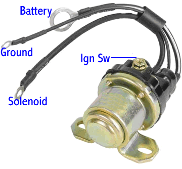12 Volt Solenoid Control Relay, Delco 10511414. delco 24 volt starter wiring diagram 